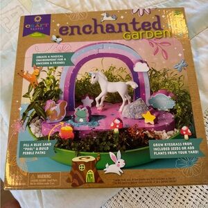Enchanted Garden Unicorn Playset - Purple and Pink